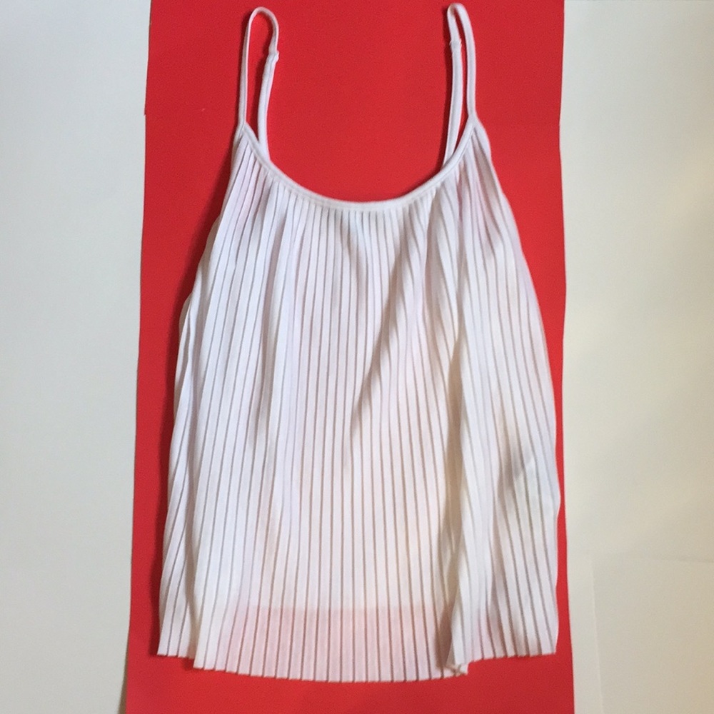 Banana Republic White Adjustable Tank